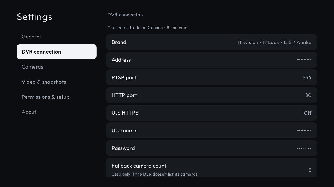 Multi-brand DVR/NVR compatibility